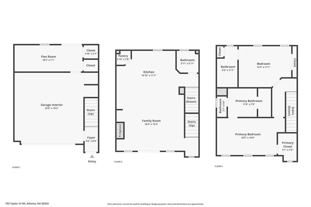 743 Taylor Court, Atlanta, Georgia 30324, 2 Bedrooms Bedrooms, 0 ,2 BathroomsBathrooms,Residential,For Sale,743 Taylor Court,7712317