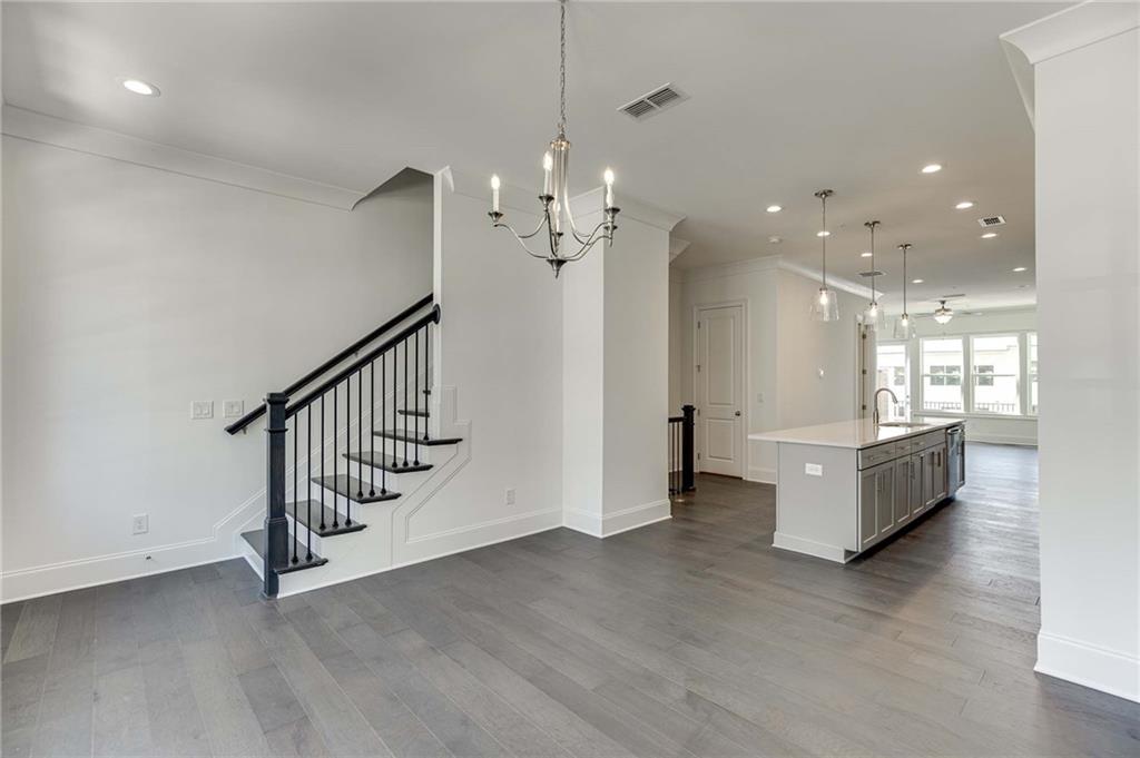 Enjoy the upgrade hardwood flooring on this great main level!