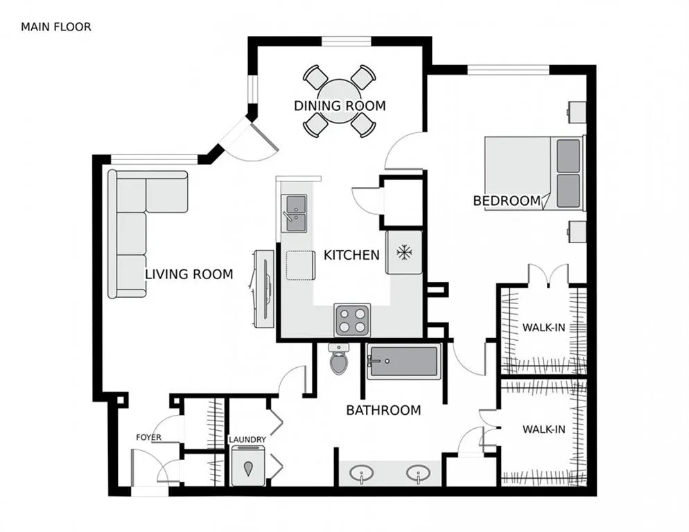 View of home floor plan