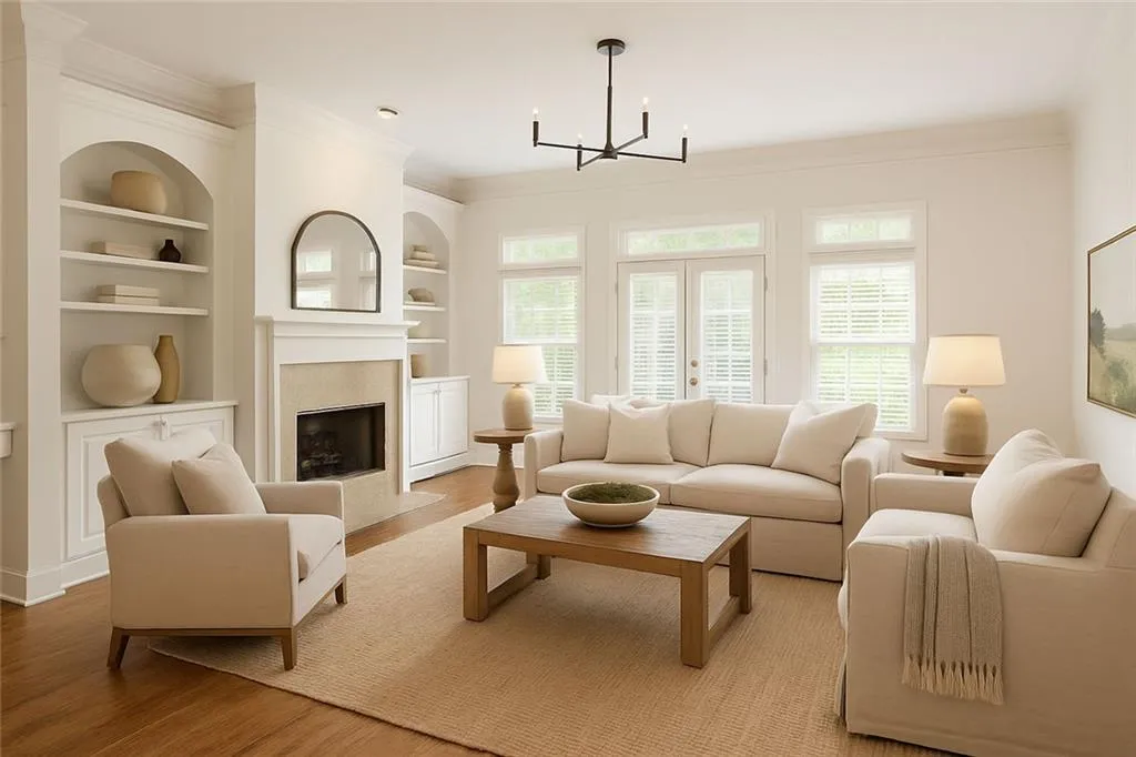 THIS PHOTO HAS BEEN VIRTUALLY STAGED. Living Room.