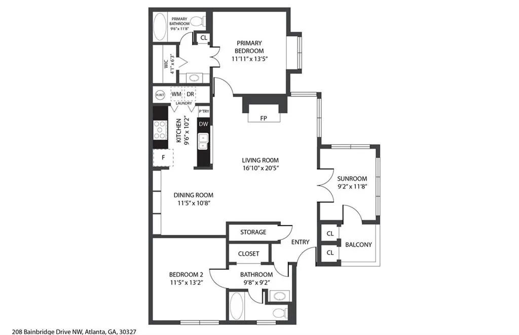 208 Bainbridge Drive, Atlanta, Georgia 30327, 2 Bedrooms Bedrooms, ,2 BathroomsBathrooms,Residential,For Sale,208 Bainbridge Drive,7615087