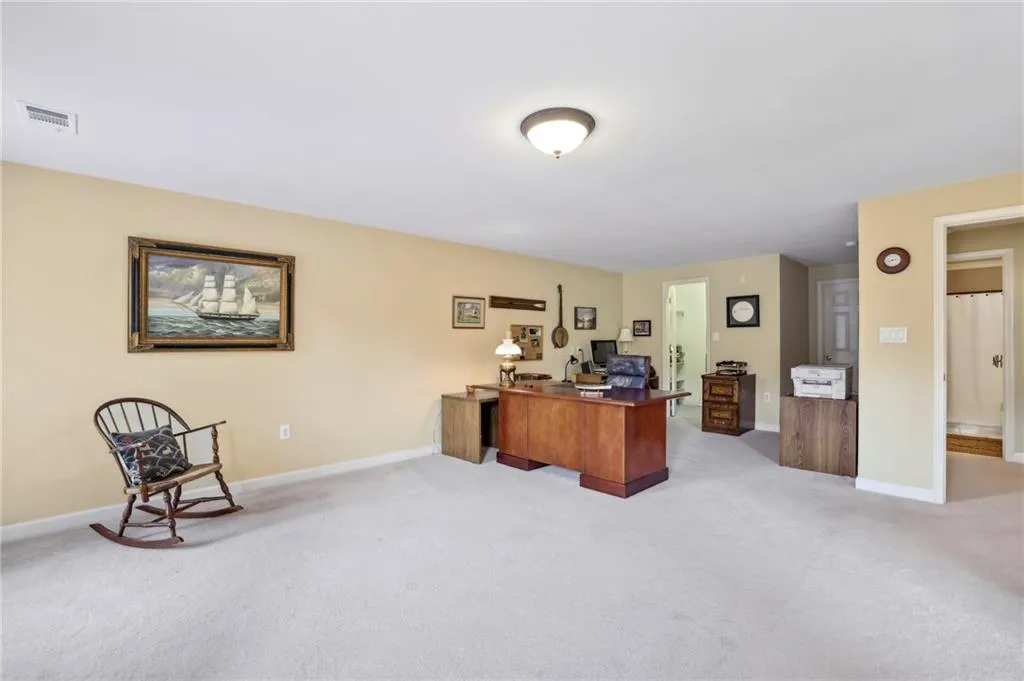 Terrace level bedroom/office