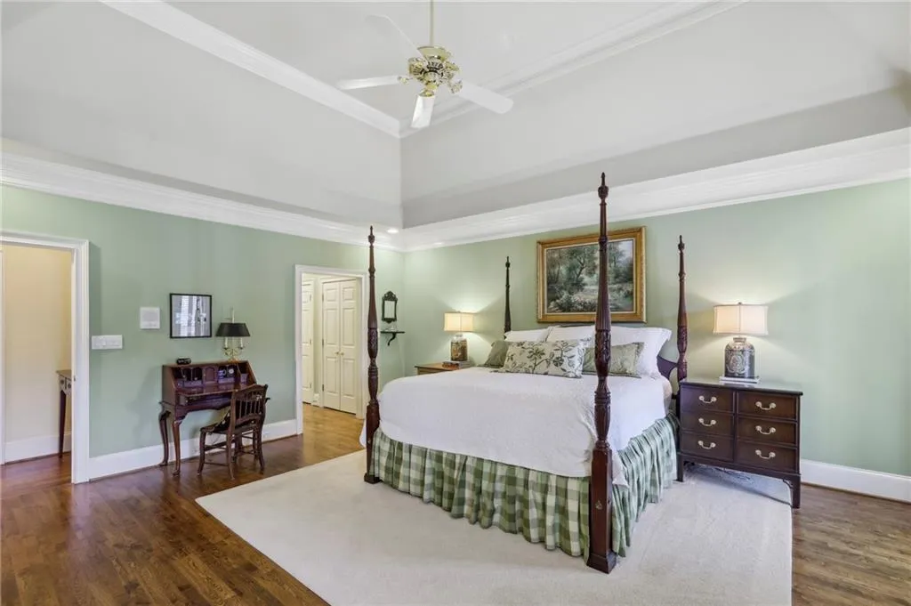 Oversized primary suite on main floor