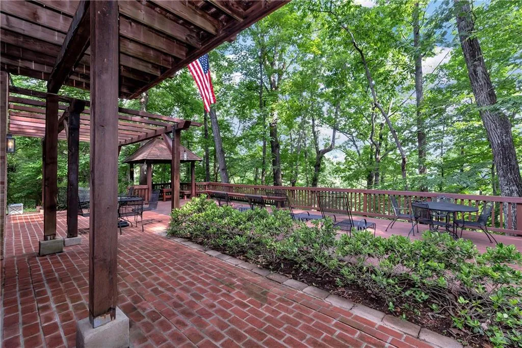 View of patio / terrace featuring a pergola