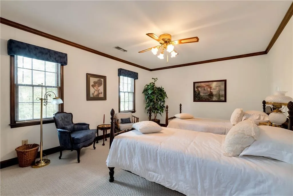 Large Third  Bedrooms featuring crown molding
