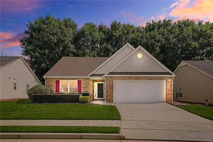 Brick and siding exterior with a gabled roof