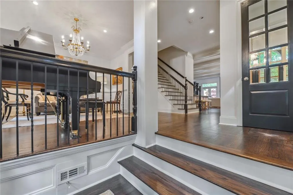 View of home from foyer.