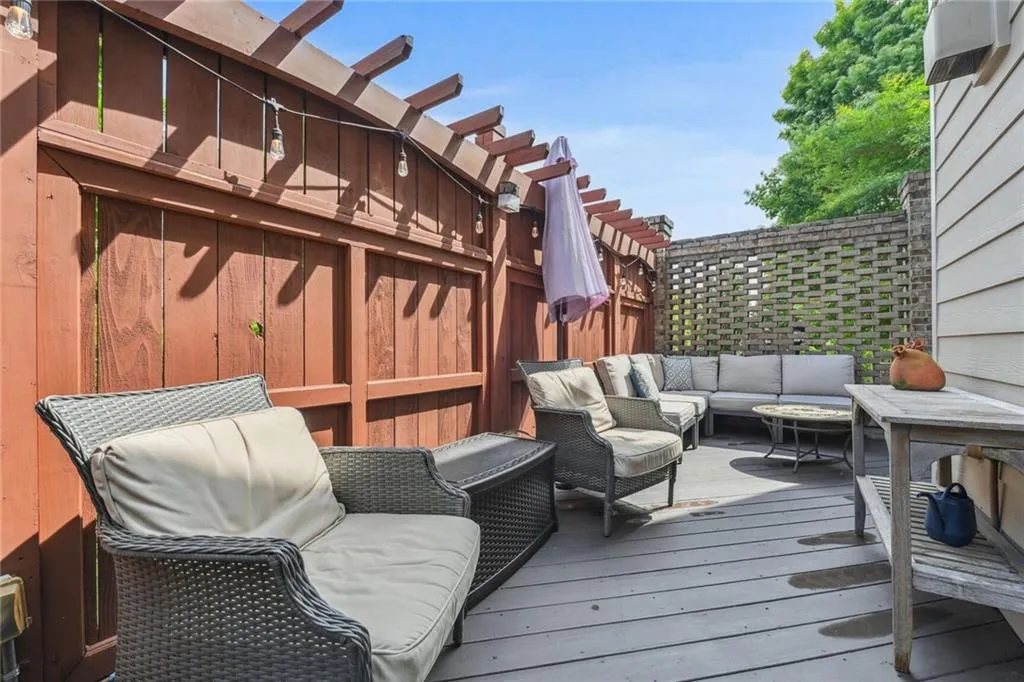 Entertain and enjoy the outdoors on your private deck.