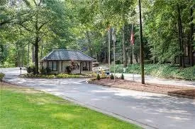 View of Cross Creek's Guard / Gate Station that is staffed by security personnel 24/7.