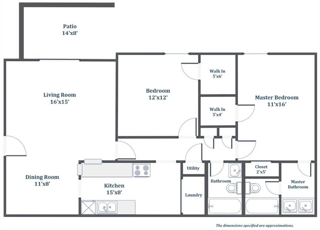 Floor plan of home.
