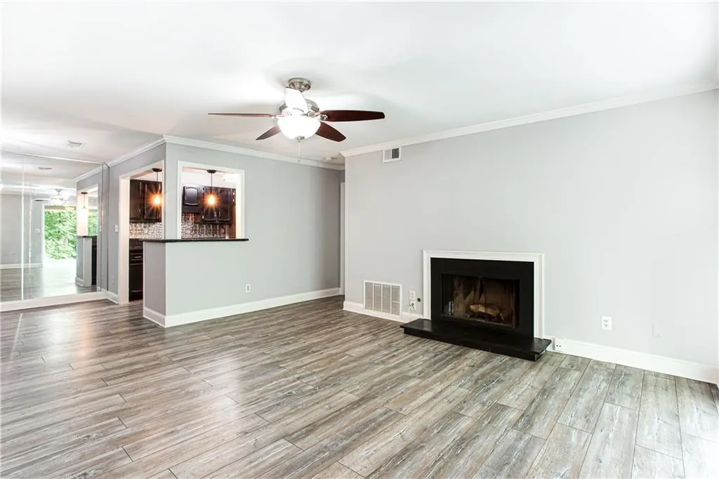 Living Area overlooking Kitchen