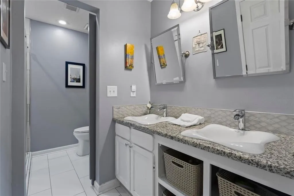 Primary Bathroom with double vanity