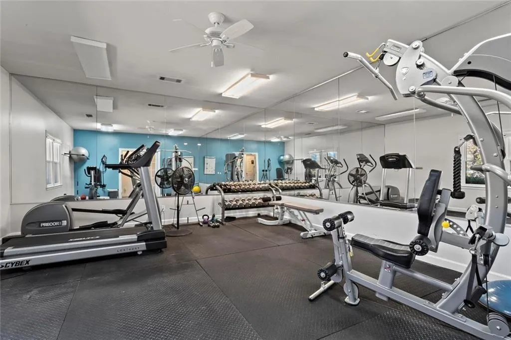 Workout Room within the Clubhouse