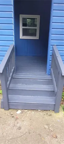 Exterior of the house was freshly painted