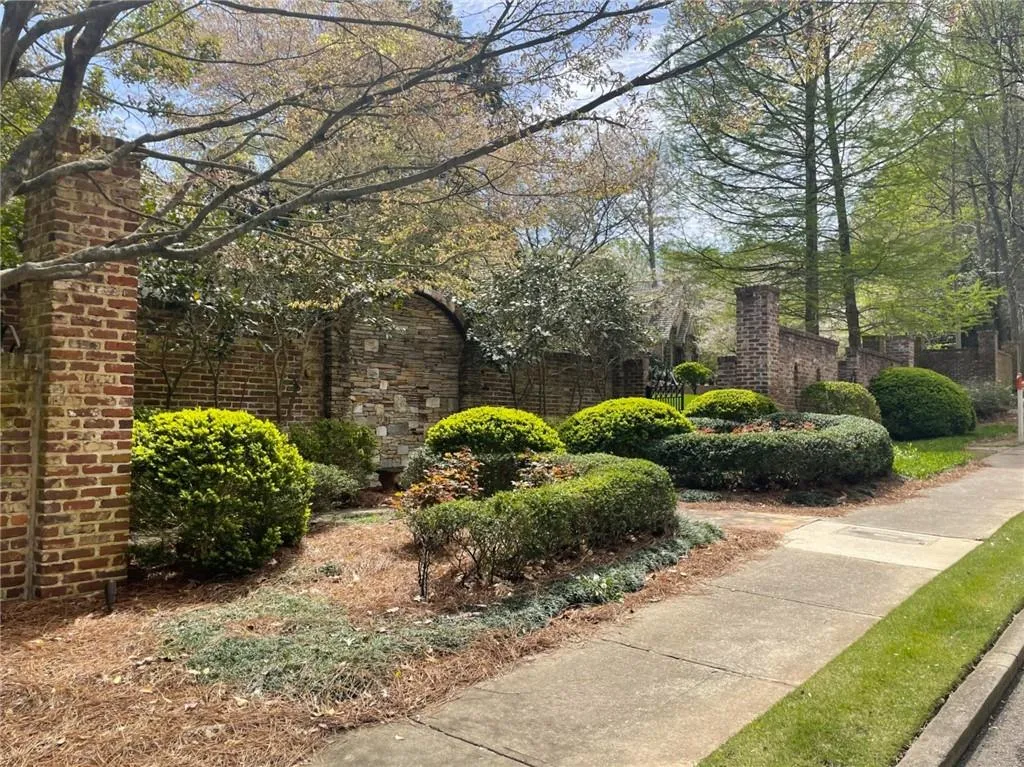 Homes not visible from Peachtree Dunwoody