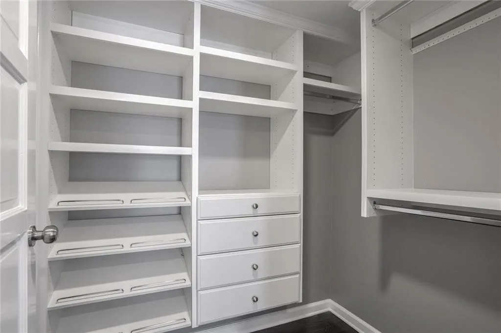 1 or 2 Walk-in Closets with closets systems.