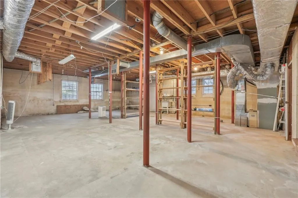 View of basement