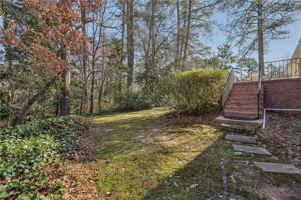View of patio and yard