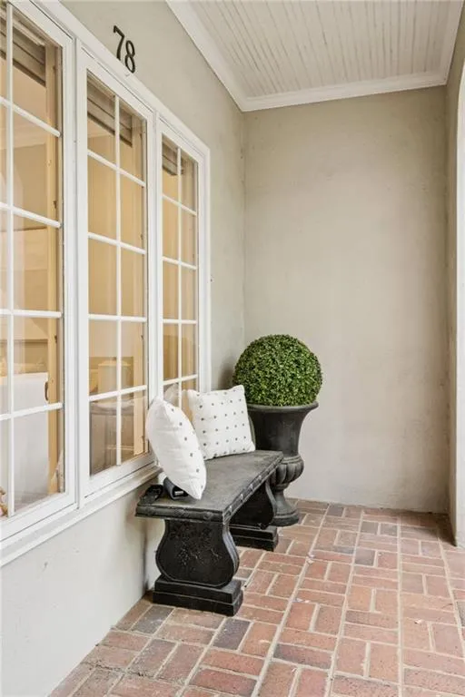 View of patio