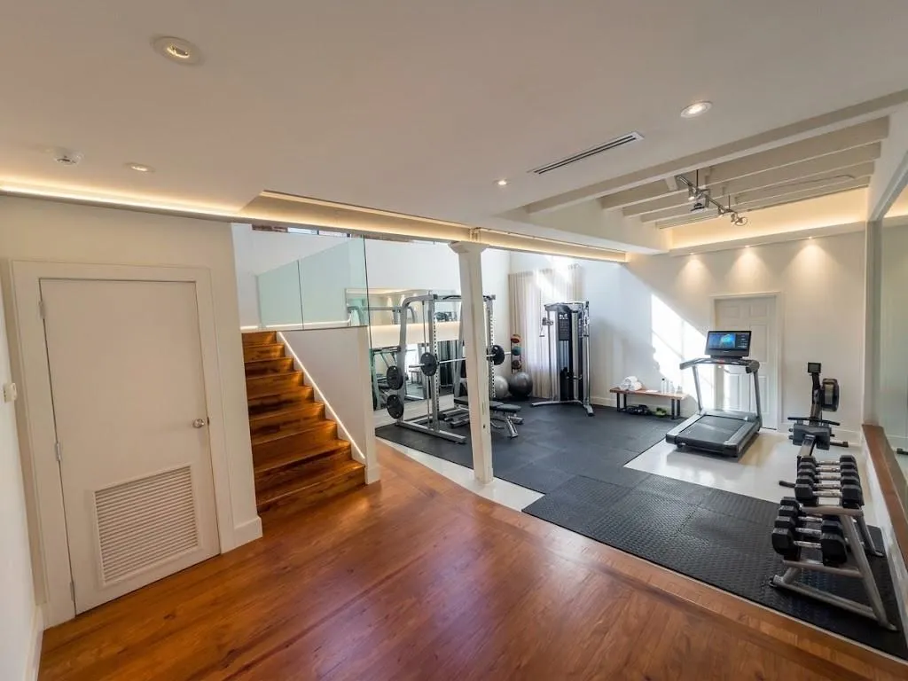 ARTIST RENDERING OF LOWER LEVEL FLEX HOME GYM SPACE