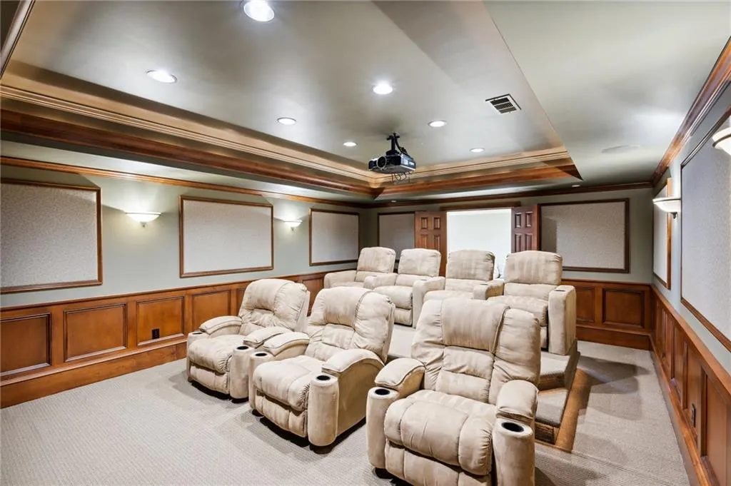 Surround sound and built in entertainment system