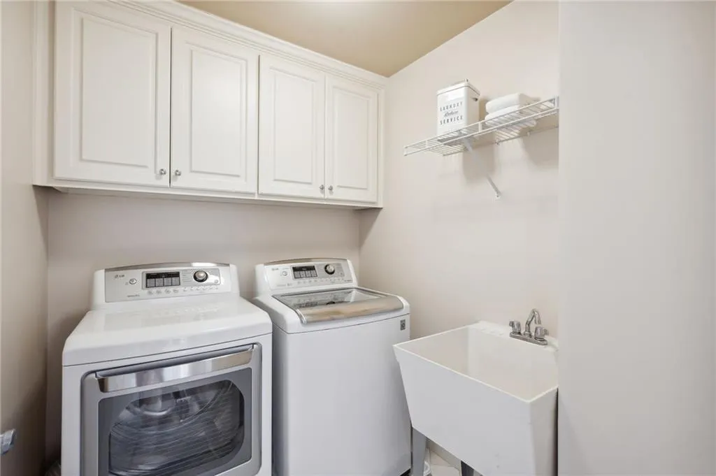 Laundry conveniently located upstairs