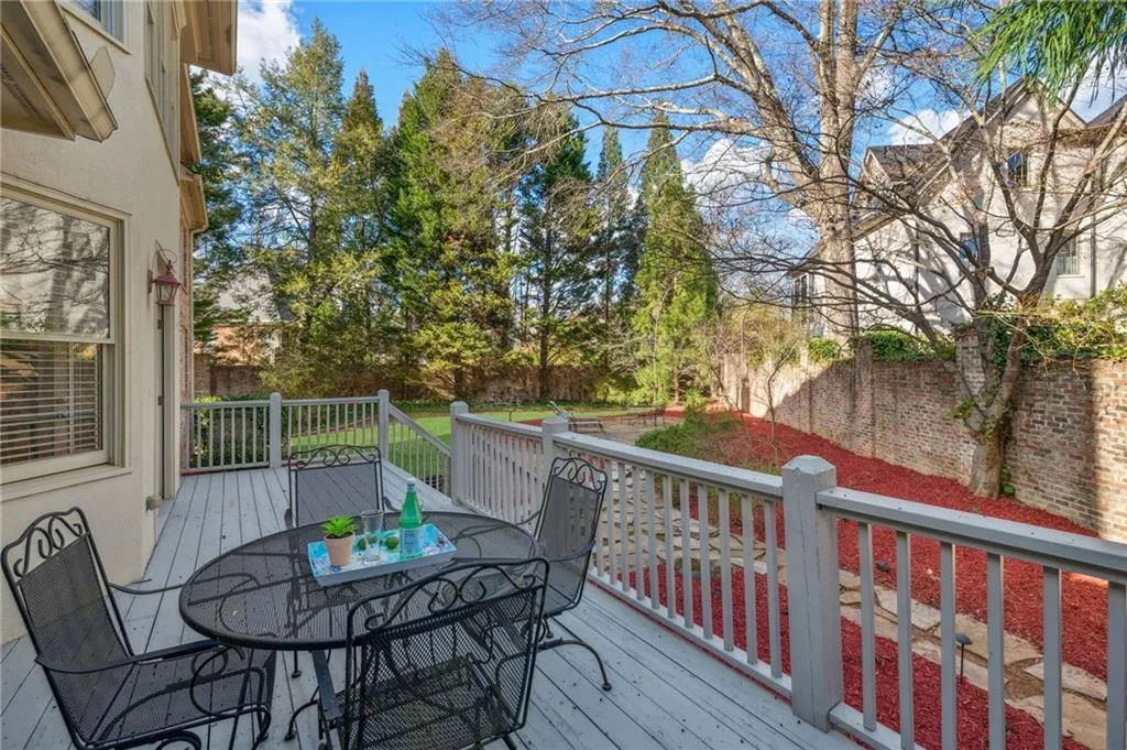 View of private backyard