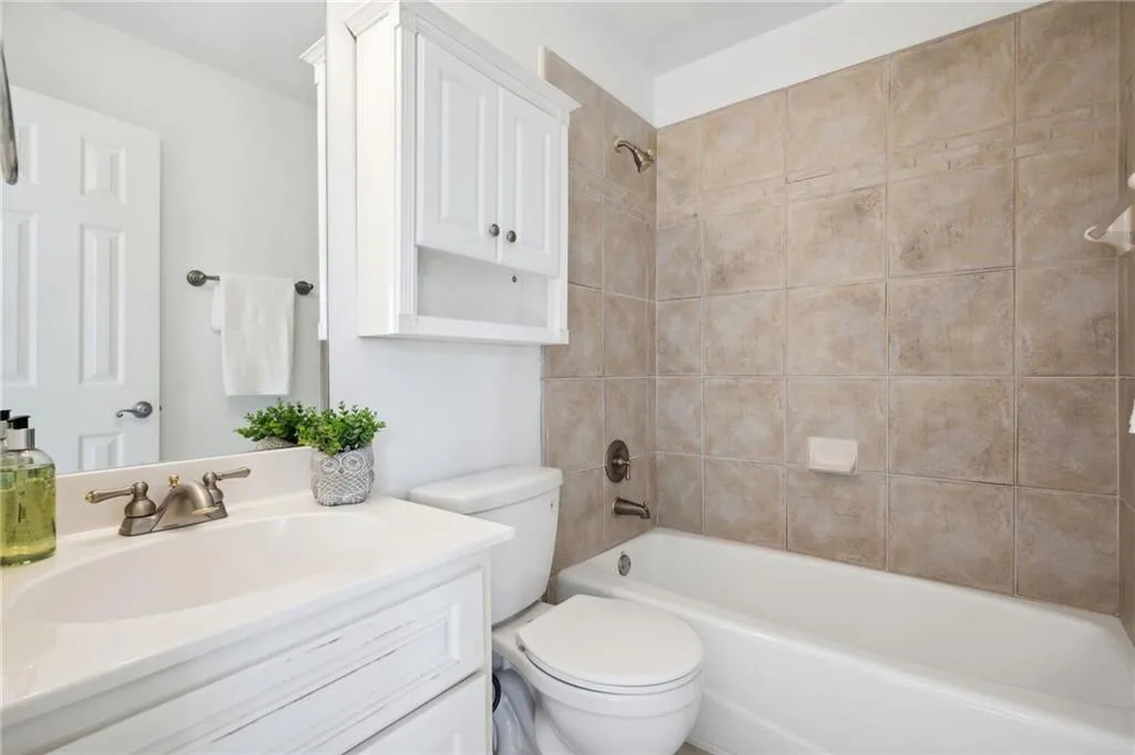 attached secondary bathroom