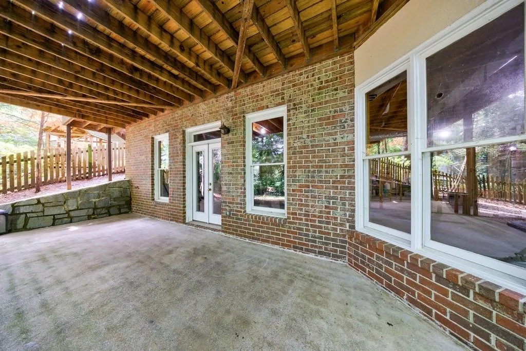 patio from basement