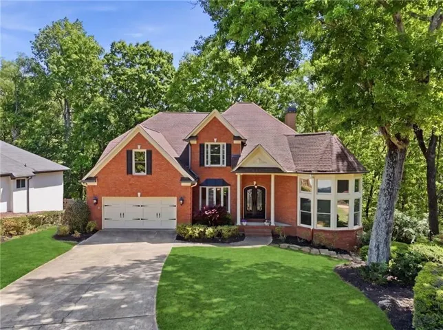 Brick exterior with a traditional architectural style