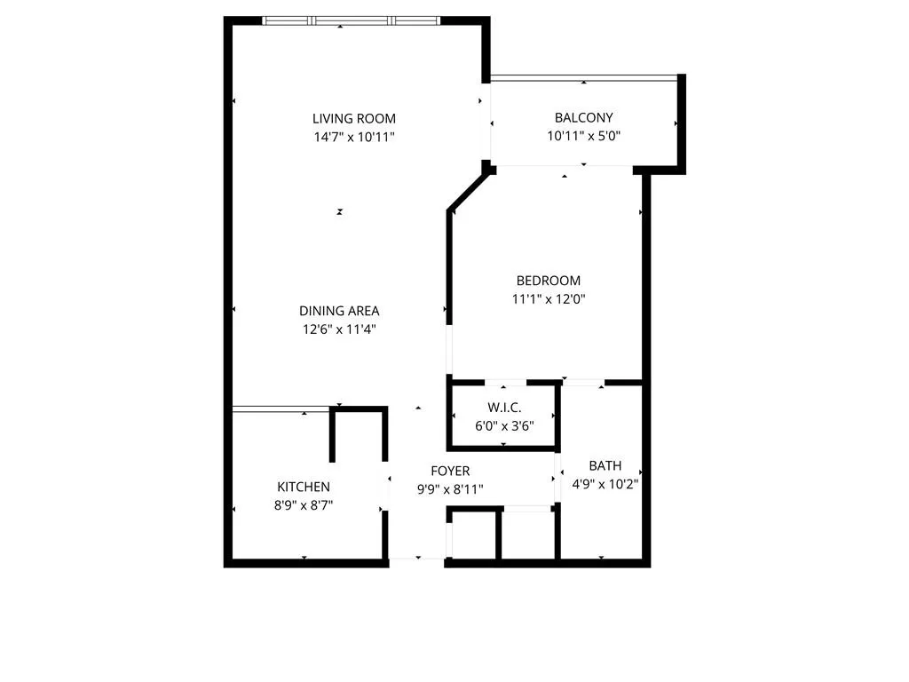 View of room layout