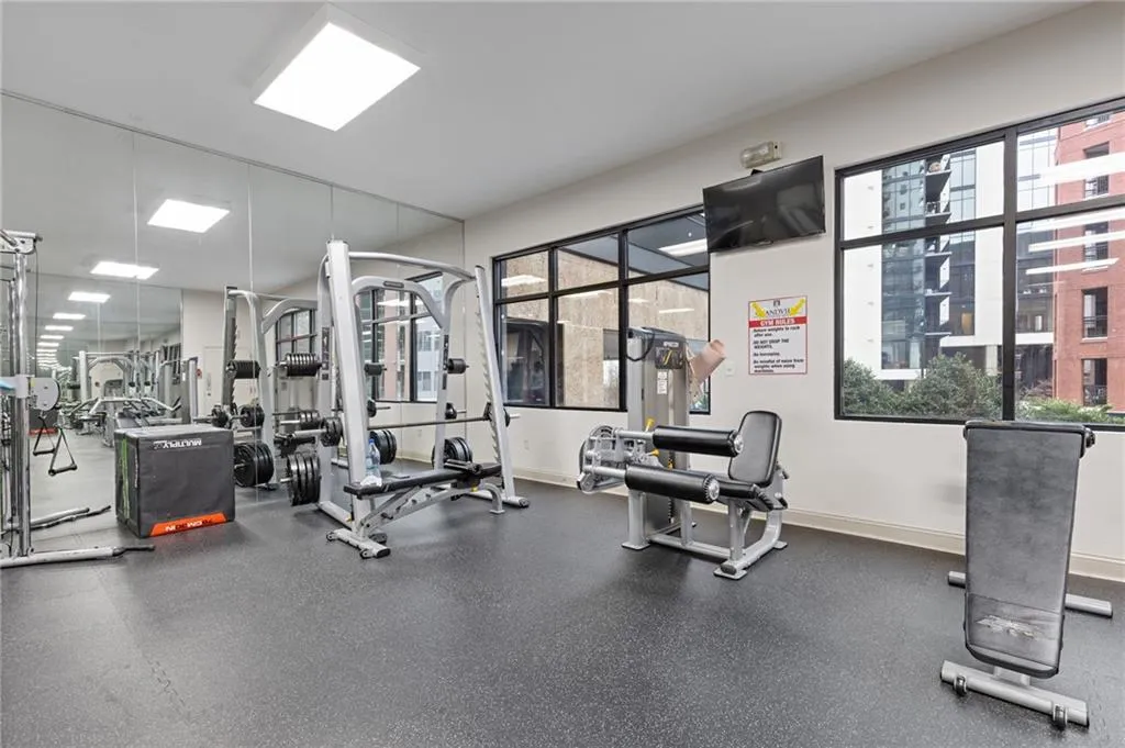 View of exercise room