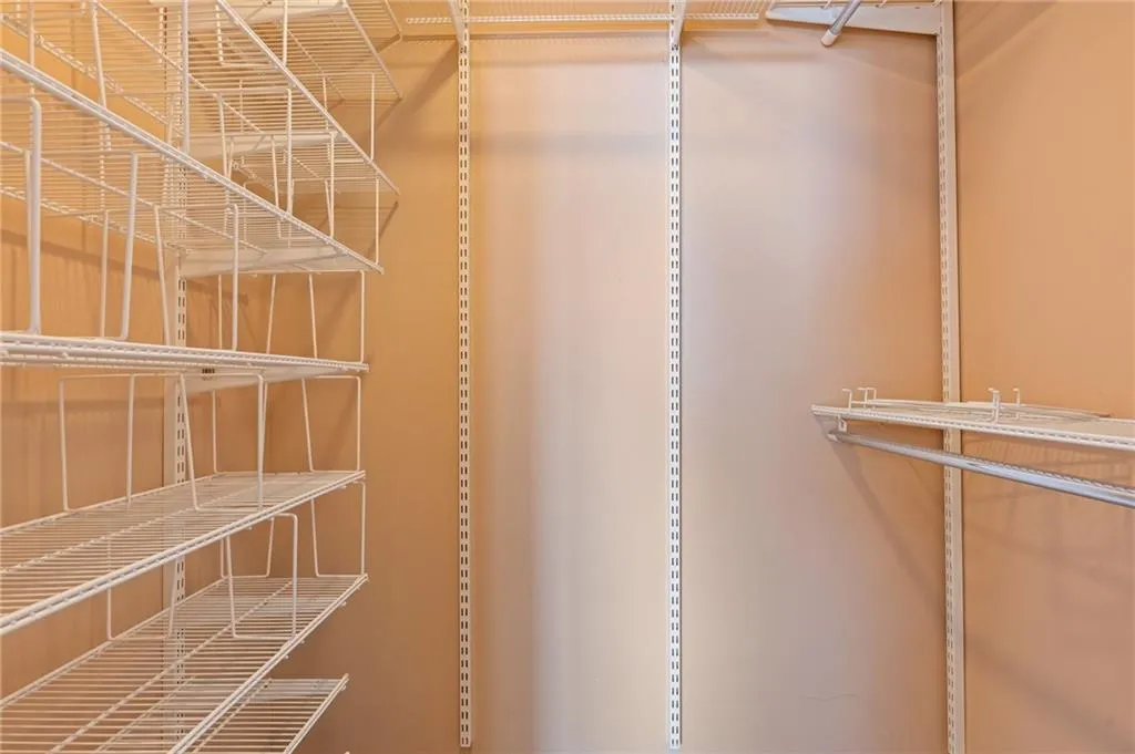 View of spacious closet