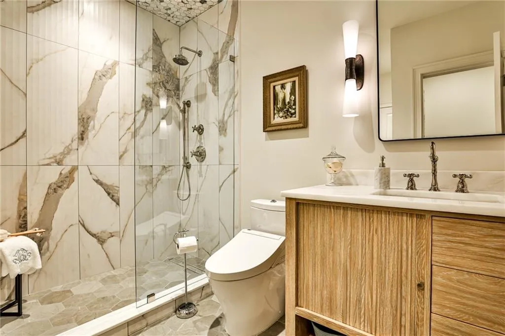 Terrace level bathroom Terrace level bathroom