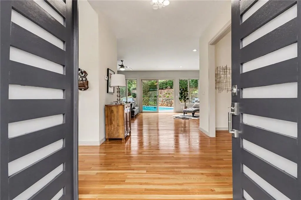 Entrance view to pool