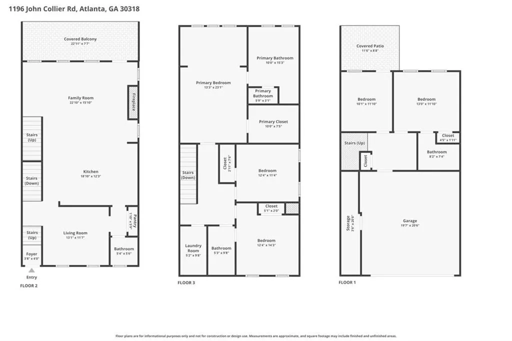 1196 John Collier Road Unit 1196, Atlanta, Georgia 30318, 4 Bedrooms Bedrooms, 0 ,3 BathroomsBathrooms,Residential,For Sale,1196 John Collier Road Unit 1196,7736266