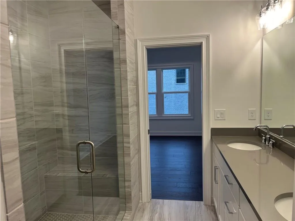 The spa-like Primary Bath has lots of upgrades!