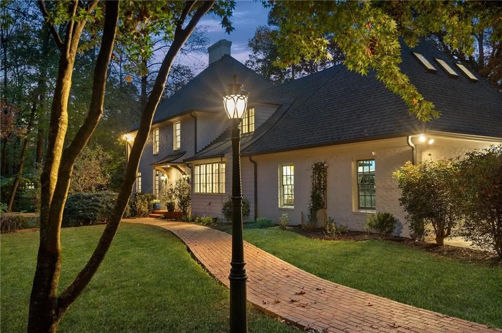 Freshly painted. Transitional french country style home.