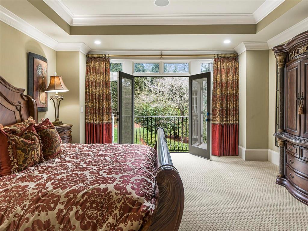 Beautiful view of the serene backyard