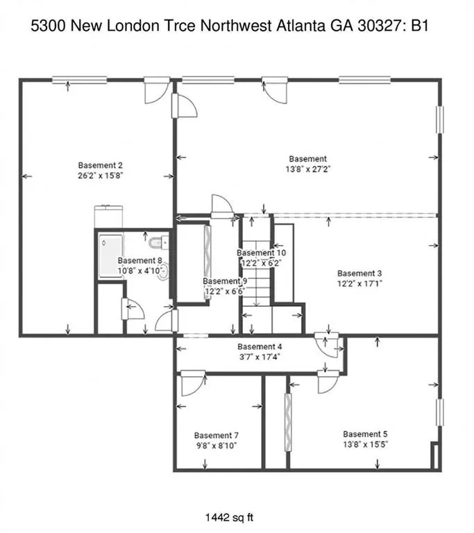 5300 New London Trace, Sandy Springs, Georgia 30327, 5 Bedrooms Bedrooms, ,3 BathroomsBathrooms,Residential,Sold,5300 New London Trace,7383282