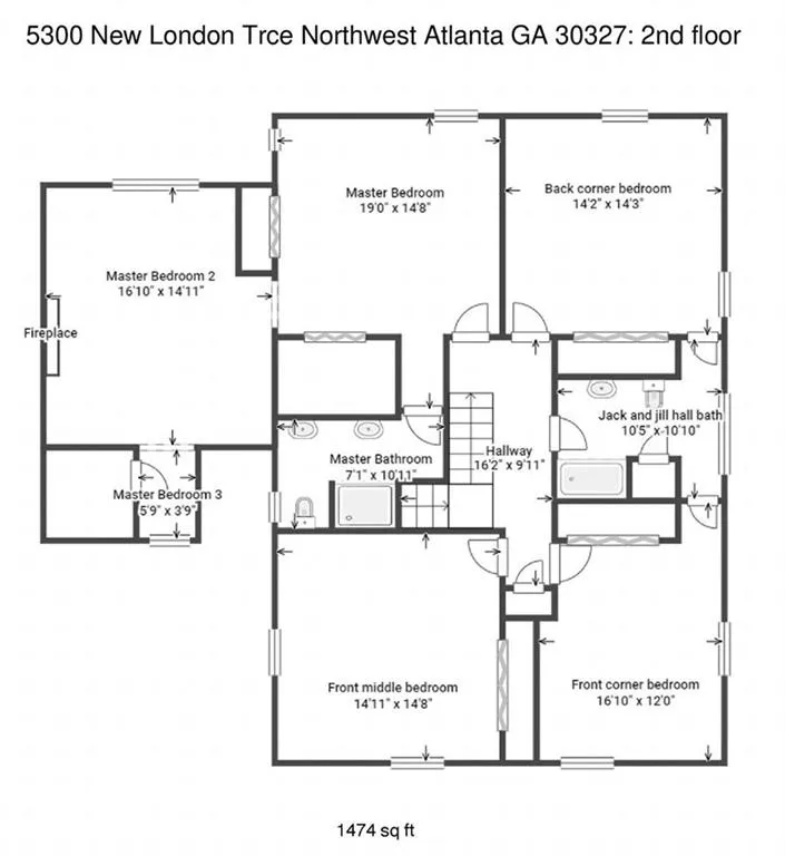 5300 New London Trace, Sandy Springs, Georgia 30327, 5 Bedrooms Bedrooms, ,3 BathroomsBathrooms,Residential,Sold,5300 New London Trace,7383282