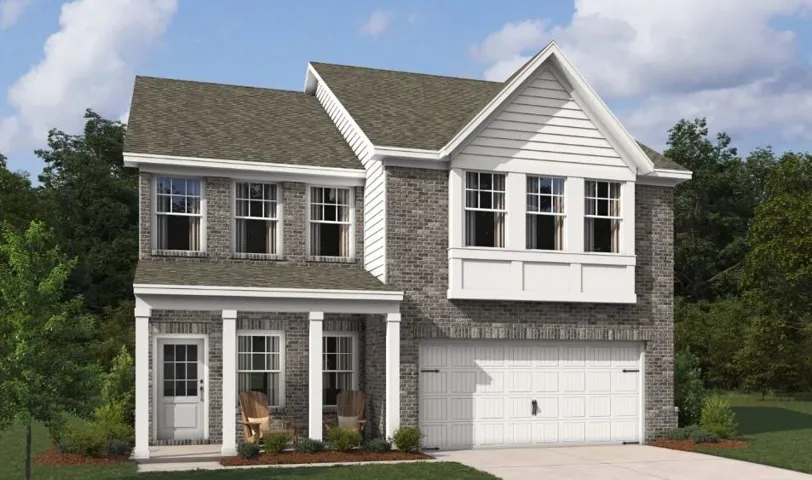 Rendering of Pembroke F with great front porch