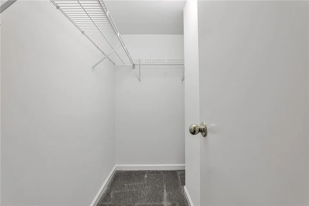 basement bedroom closet