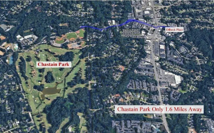 Map To Chastain Park