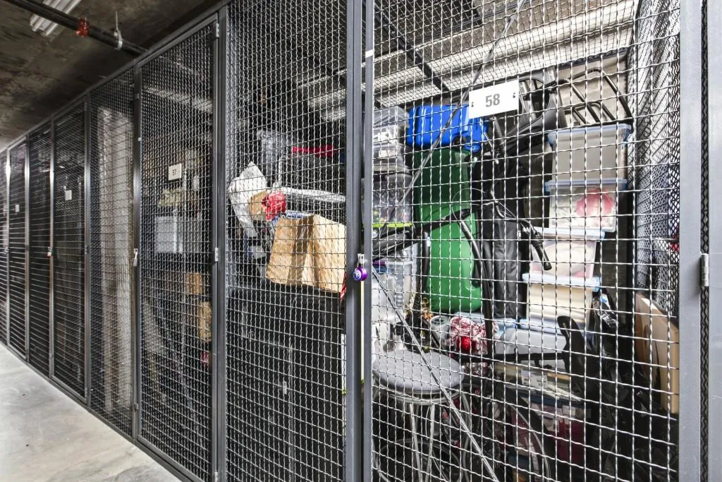 Storage is located off level two hallway