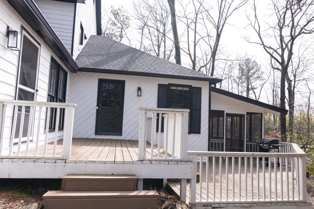 View of deck