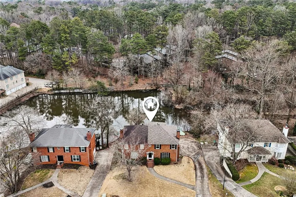 Aerial view of location in Sandy Springs