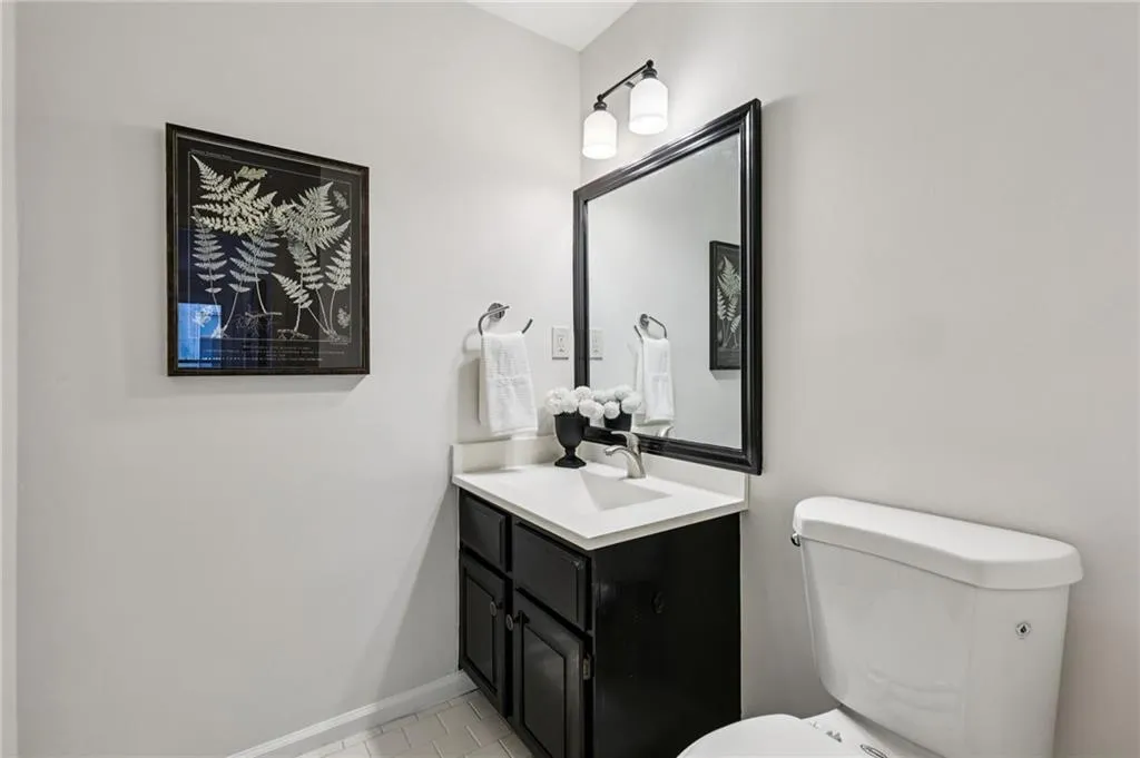 Powder room on main level