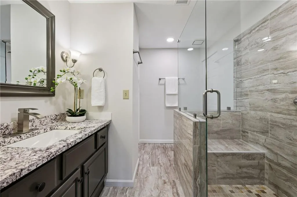 Renovated bathroom