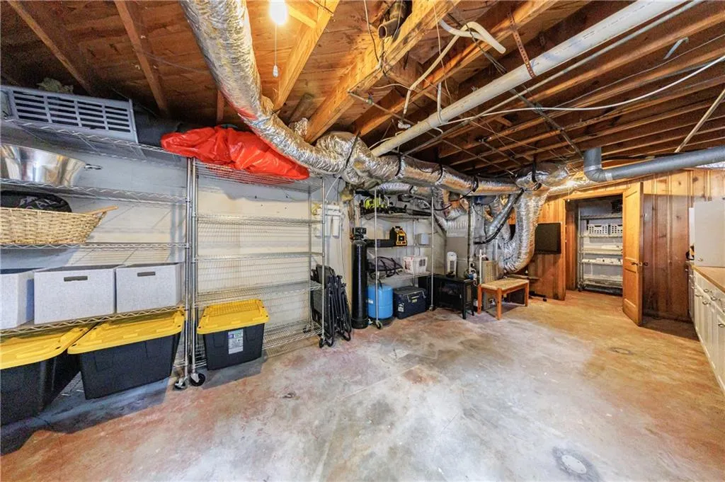 View of basement